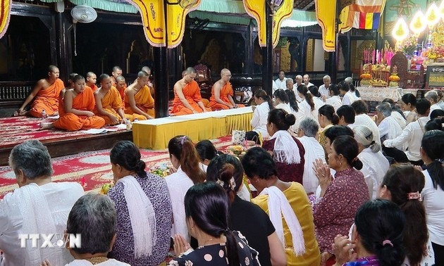 Die Khmer in Ca Mau feiern das Sene-Dolta-Fest