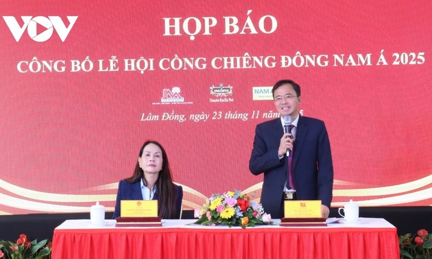 Fünf Länder nehmen am südostasiatischen Gong-Festival 2025 in Lam Dong teil