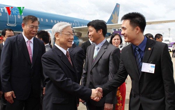 KPV-Generalsekretär Nguyen Phu Trong auf Thailandbesuch