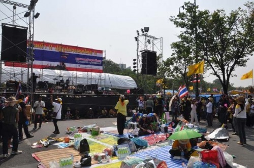 Thailand: Demonstranten stoppen Umzingelung des Ortes für Wahlkampfregistrierung