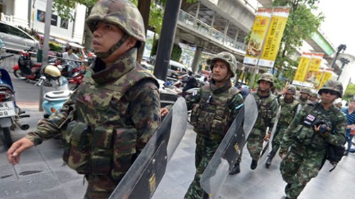 Thailand setzt Soldaten und Polizei zur Verhinderung von Protesten ein 