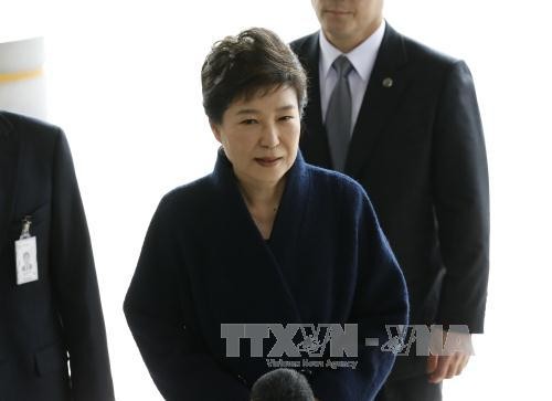 Ende der Befragung von entmachteter Präsidentin Park Geun-hye