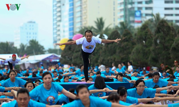 Aktivitäten zum 3. internationalen Yogatag