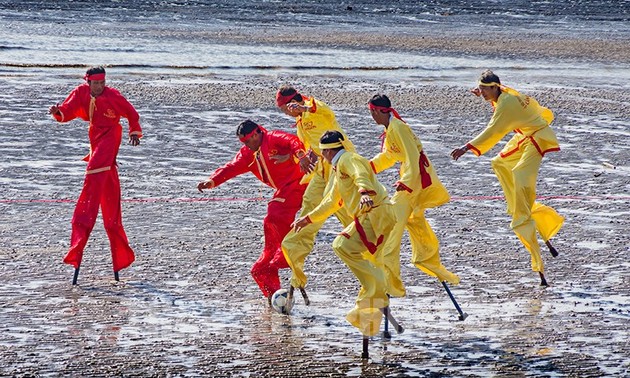 Vorbereitung für das Nghinh-Ong-Fest 2022 in Can Gio