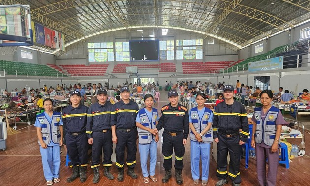 Vietnamesische Armee und Polizei beenden Rettungsarbeiten in Myanmar