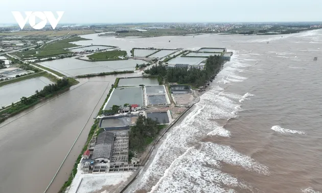Taifun Wipha verstärkt sich beim Eintritt ins Ostmeer