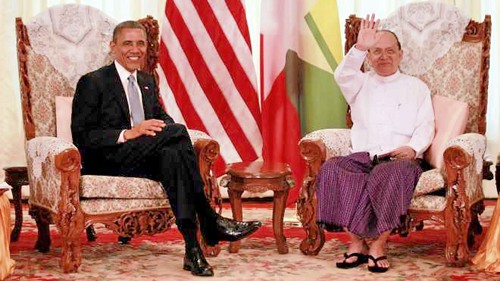 Presiden Amerikat Serikat Barack Obama mengakhiri kunjungan di Myanmar