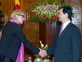 PM Vietnam Nguyen Tan Dung menerima Dubes Swedia dan Dubes Republik Czech