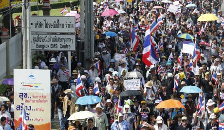 Faksi oposisi Thailand memulai kampanye “menduduki Bangkok”