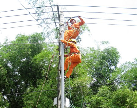 Mendorong cepat laju Proyek pemasokan listrik nasional untuk kebupaten pulau Ly Son