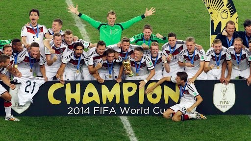 Tim sepak bola Jerman menjadi juara Piala Dunia 2014