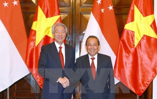 Mendorong lebih lanjut lagi hubungan kemitraan strategis Vietnam – Singapura