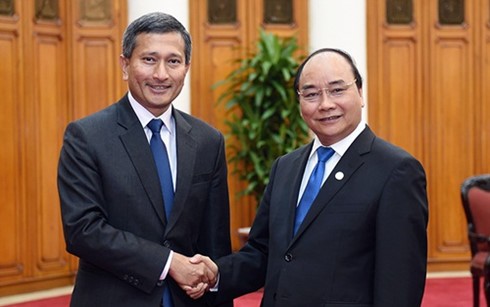 PM Nguyen Xuan Phuc menerima Menlu Singapura, Vivian Balakrishnan