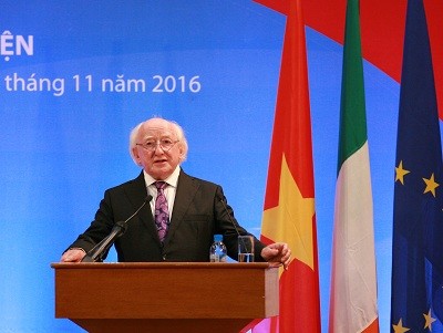 Aktivitas Presiden Irlandia, Michael Daniel Higgins di Vietnam