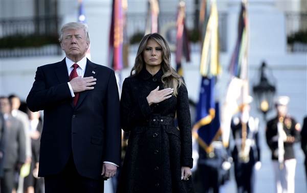  Mengenangkan ultah ke-16 Hari terjadinya serangan teror 11/9: Presiden Donald Trump berkomitmen akan membela keamanan negara AS