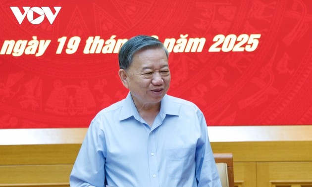 Sekjen To Lam Memimpin Konferensi ke-14 Komite Militer KS PKV Masa Jabatan 2020-2025