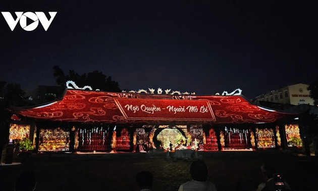 Không gian di sản trong tour đêm “Dấu thiêng Hàng Kênh”