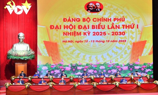 Đại hội Đại biểu Đảng bộ Chính phủ lần I thảo luận kết quả công tác nhiệm kỳ 2020-2025 