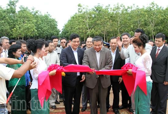 Badan-badan usaha perkaretan Vietnam melakukan aktivitas secara efektif di Kamboja