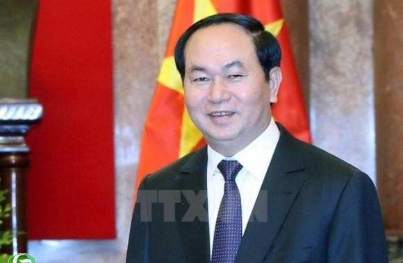  Kedubes Vietnam di India melakukan jumpa pers tentang kunjungan Presiden Tran Dai Quang