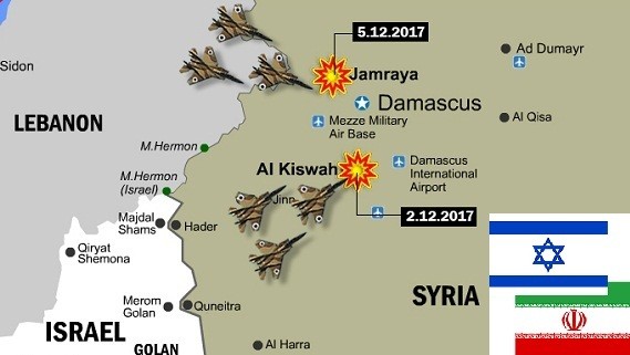  Israel menembak serentetan rudal terhadap Suriah