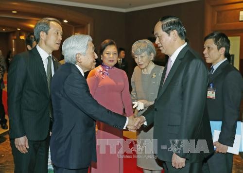 Japan Emperor, Empress leave Hanoi for Hue