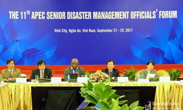 APEC senior officials recommend disaster response measures