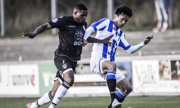 Van Hau gives first assist as Heerenveen player