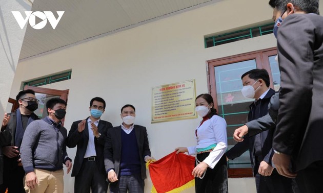 VOV and sponsors inaugurate a kindergarten in Hoa Binh 