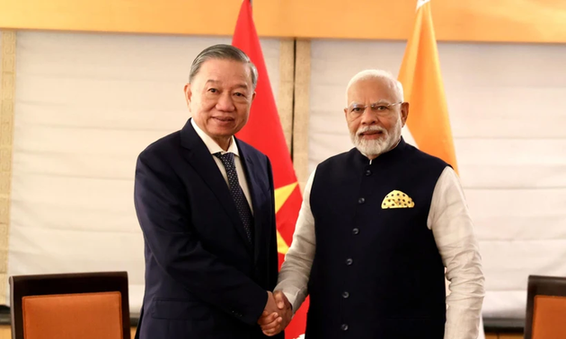 Vietnamese top leader meets Indian PM in New York