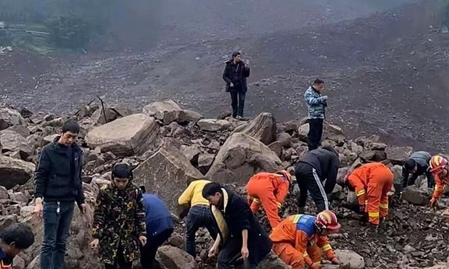 Landslide in China: 29 missing, rescue operations underway