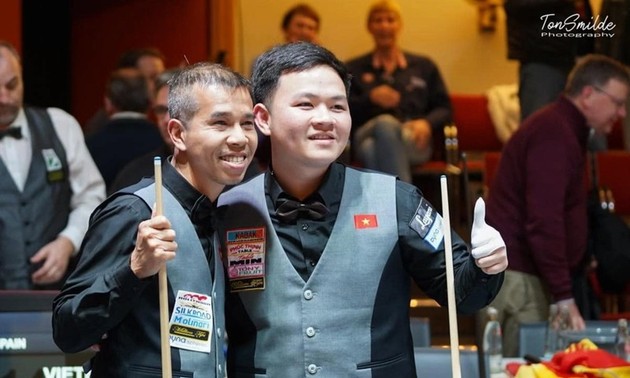 Vietnam wins silver at world three-cushion team championship