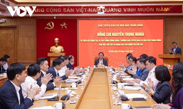 Senior Party official works with five major press agencies