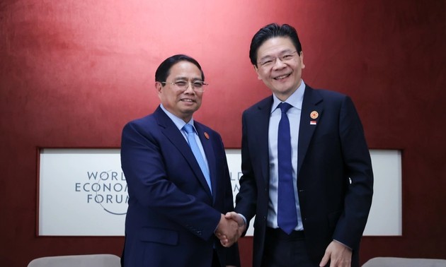 PM meets Singaporean counterpart Lawrence Wong