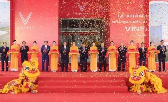 VinFast’s second domestic EV factory inaugurated in Ha Tinh