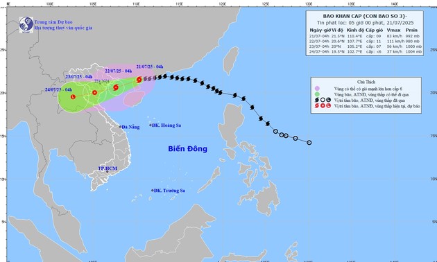 Vietnam activates emergency responses as typhoon Wipha approaches 