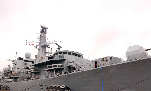 British warship HMS Richmond visits Ho Chi Minh City