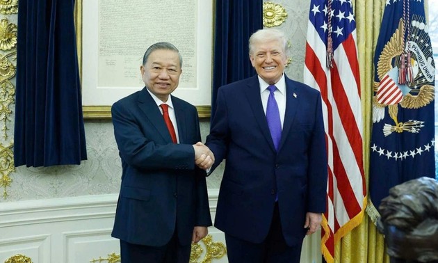 Party leader underlines stable, substantive, effective development of Vietnam-US partnership