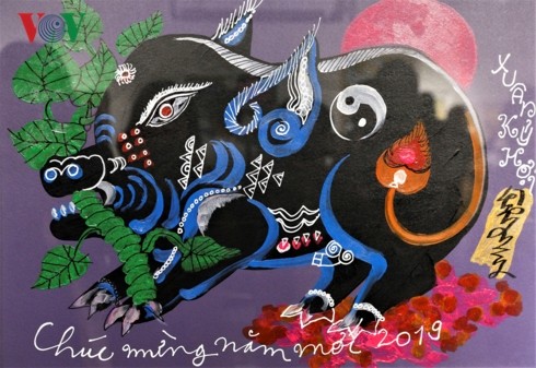 Zodiac animal paintings decorated for Tet holidays