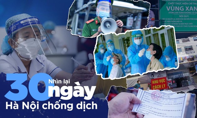 Nhìn lại 30 ngày Hà Nội chống dịch