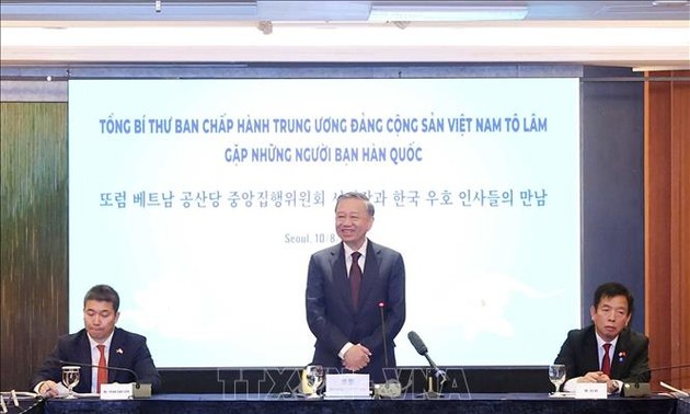 Tổng Bí thư Tô Lâm tiếp Chủ tịch Nhóm nghị sĩ hữu nghị Hàn-Việt