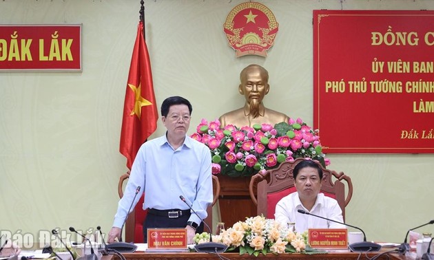 Phó Thủ tướng Mai Văn Chính làm việc với tỉnh Đắk Lắk