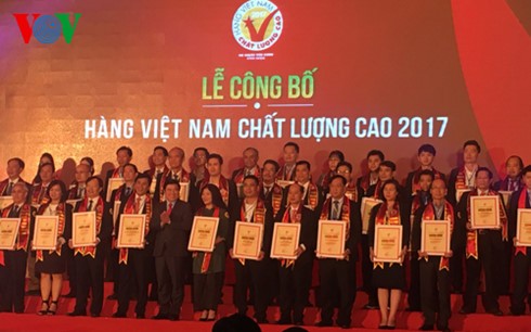 High-quality Vietnamese goods announced  