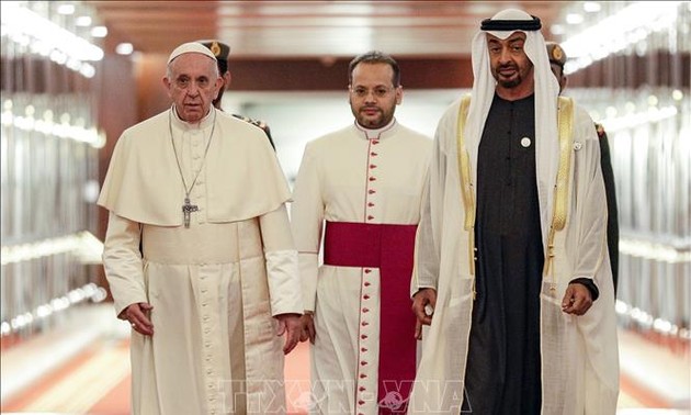 Pope arrives in UAE for historic Gulf visit