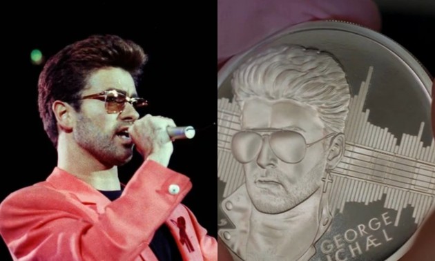 George Michael honoured with UK collectible coin 