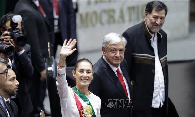 Claudia Sheinbaum sworn in as first female President of Mexico