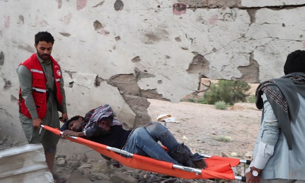 68 killed in US air raids on detention center in Yemen