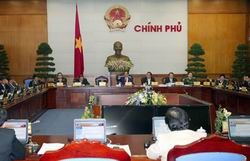 Nghị quyết phiên họp Chính phủ thường kỳ tháng 12/2012 