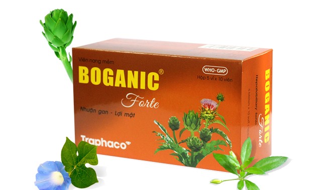 Boganic với công dụng giảm mụn và dị ứng