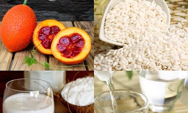 Xôi gấc và canh măng:những món ăn truyền thống với nhiều lợi ích